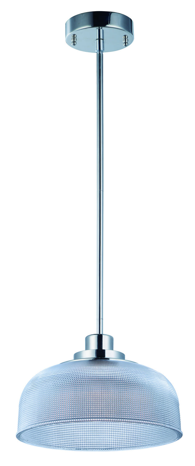 Maxim Retro 25195CLPN Pendant Light - Polished Nickel