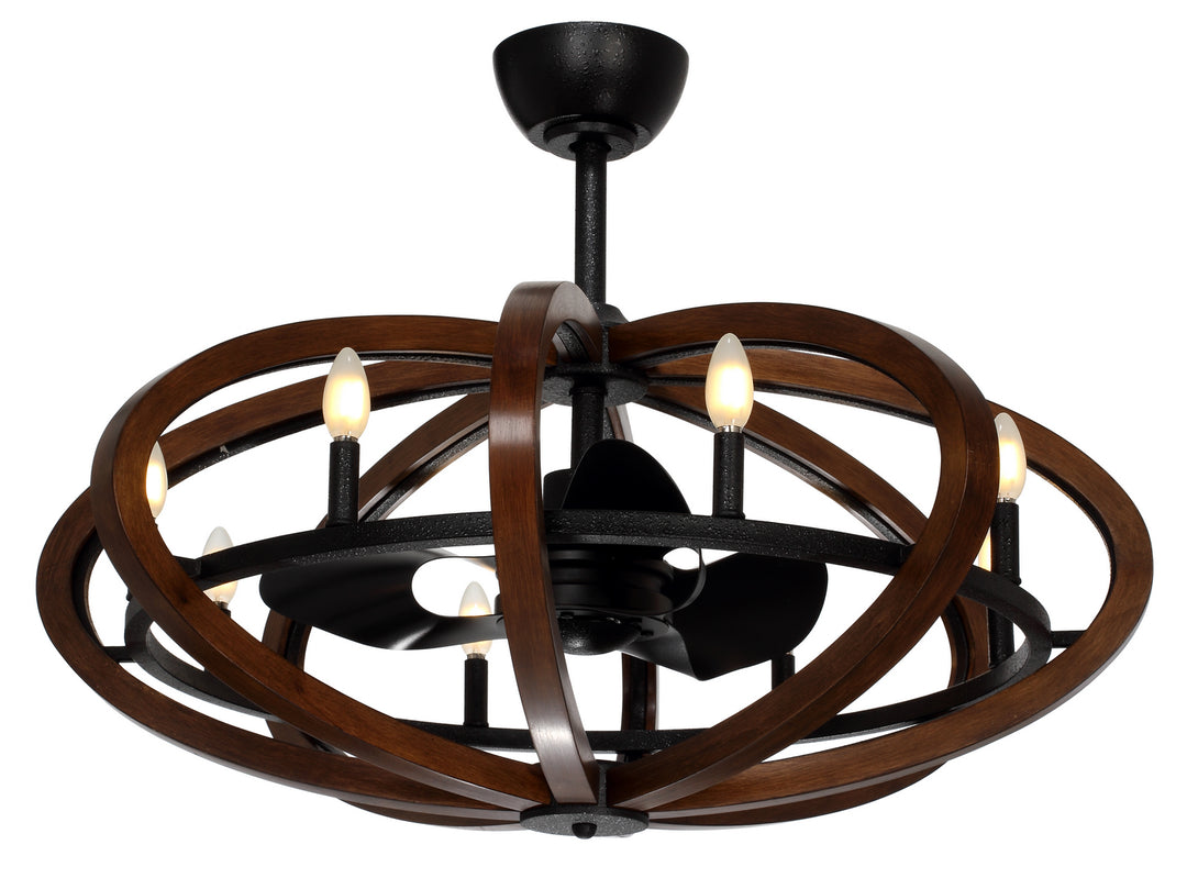 Maxim Bodega Bay 60004APAR Ceiling Fan - Antique Pecan / Anthracite