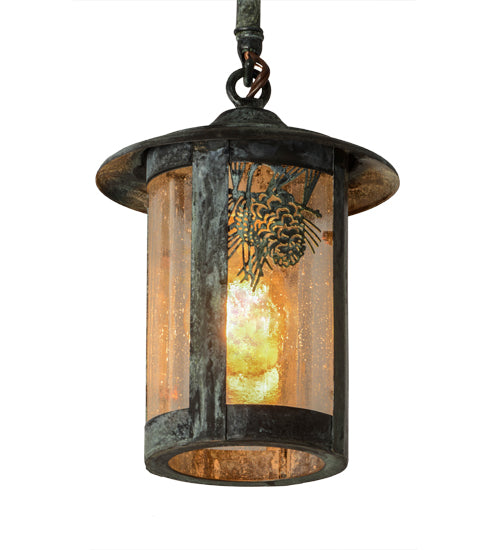 Meyda Tiffany Lighting 78946 Fulton One Light Pendant Outdoor Verde