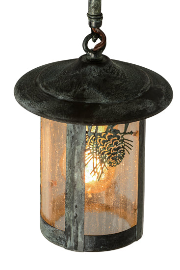 Meyda Tiffany Lighting 78946 Fulton One Light Pendant Outdoor Verde