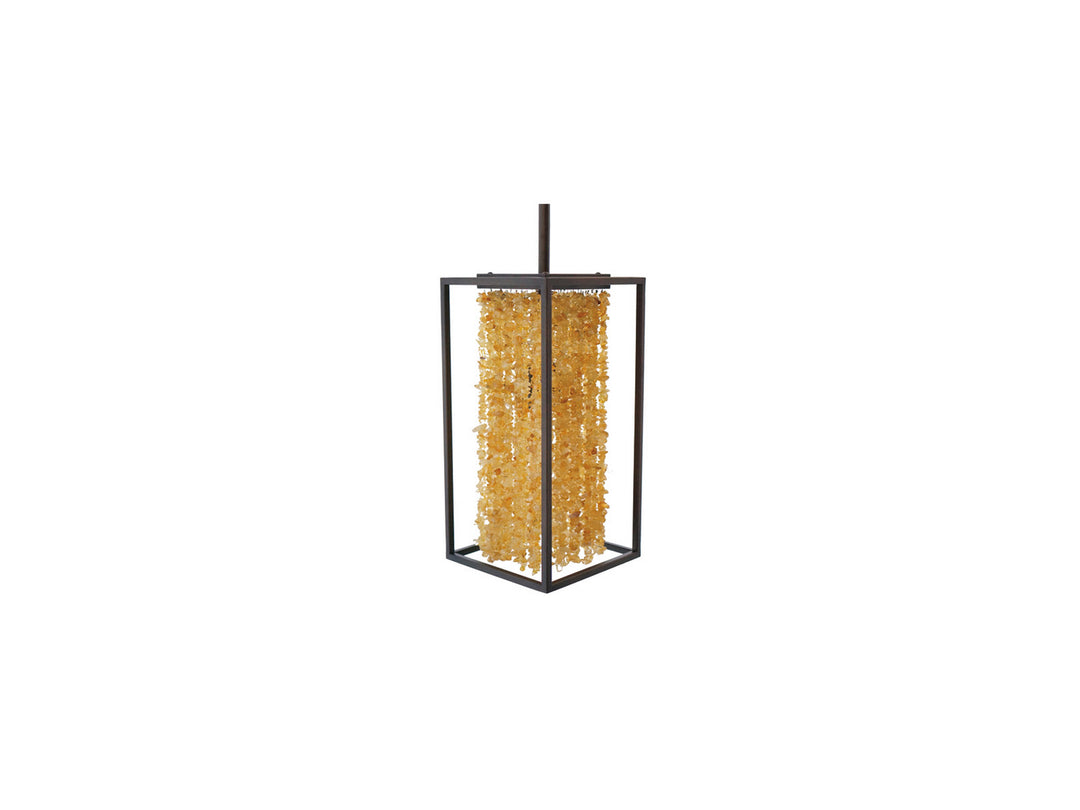 Avenue Soho HF9001-DBZ Wall Light - Dark Bronze With Natural Citrine Nuggets