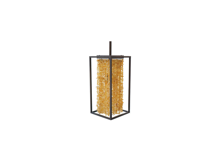 Avenue Soho HF9001-DBZ Wall Light - Dark Bronze With Natural Citrine Nuggets