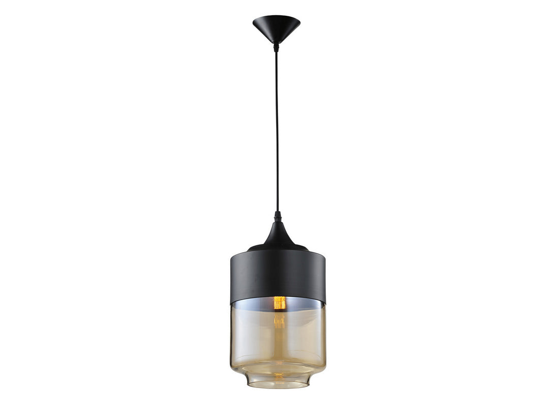 Avenue Robertson Blvd. HF9114-BK/BZ Pendant Light - Black