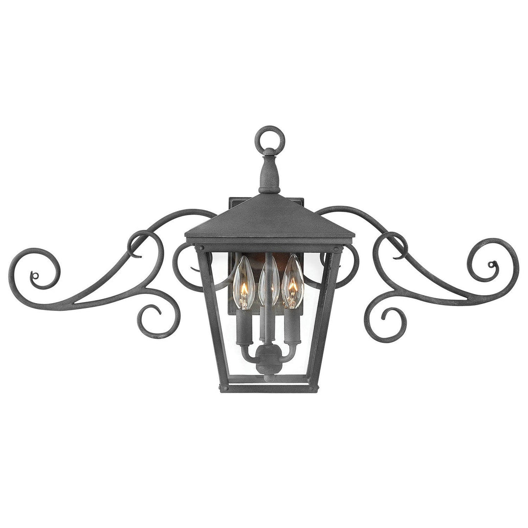 Hinkley Lighting 1433DZ Trellis Led Wall Mount Outdoor Bronze / Dark