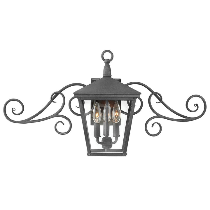 Hinkley Lighting 1433DZ Trellis Led Wall Mount Outdoor Bronze / Dark