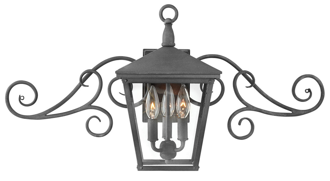 Hinkley Lighting 1433DZ Trellis Led Wall Mount Outdoor Bronze / Dark