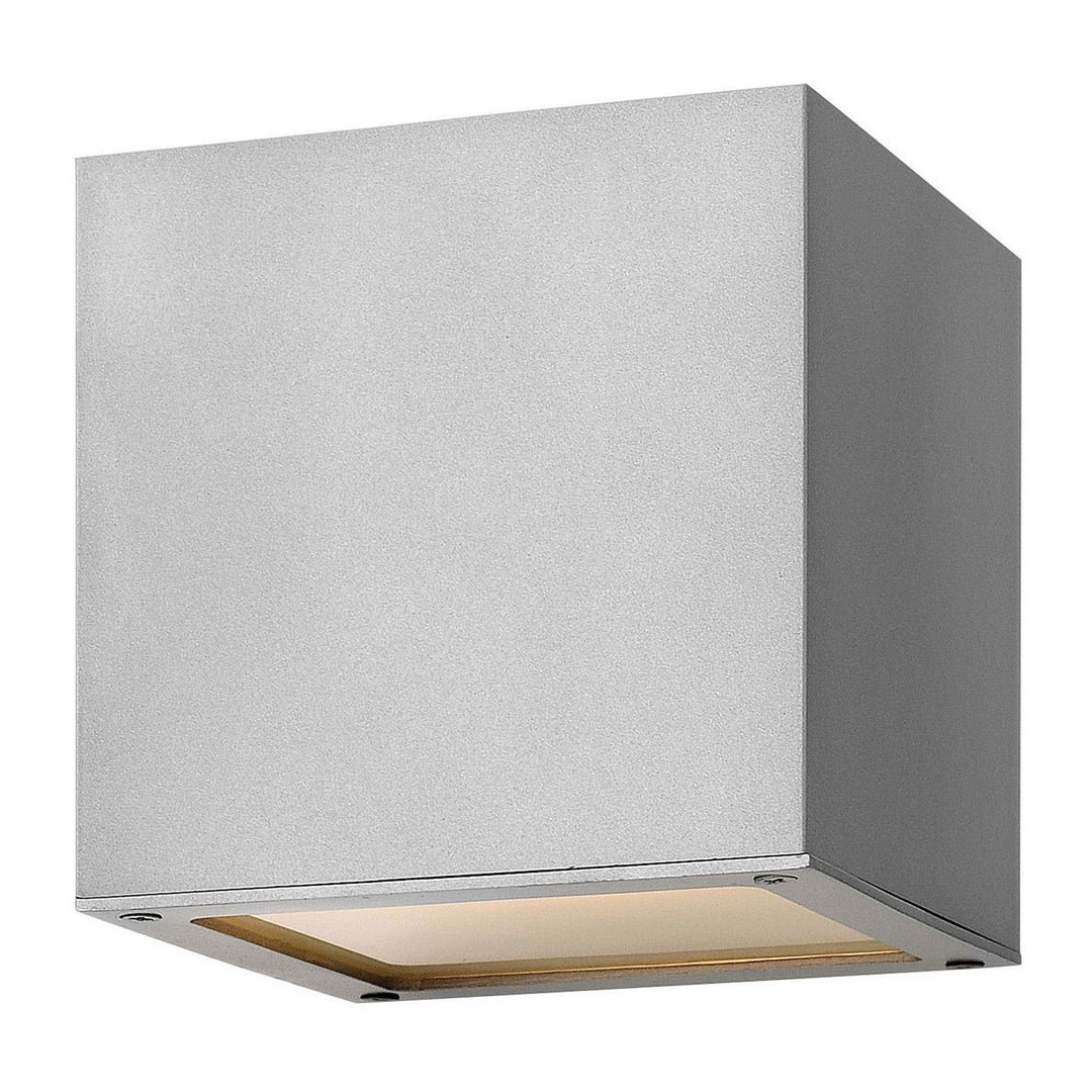Hinkley Lighting 1768TT Modern Kube Outdoor Titanium