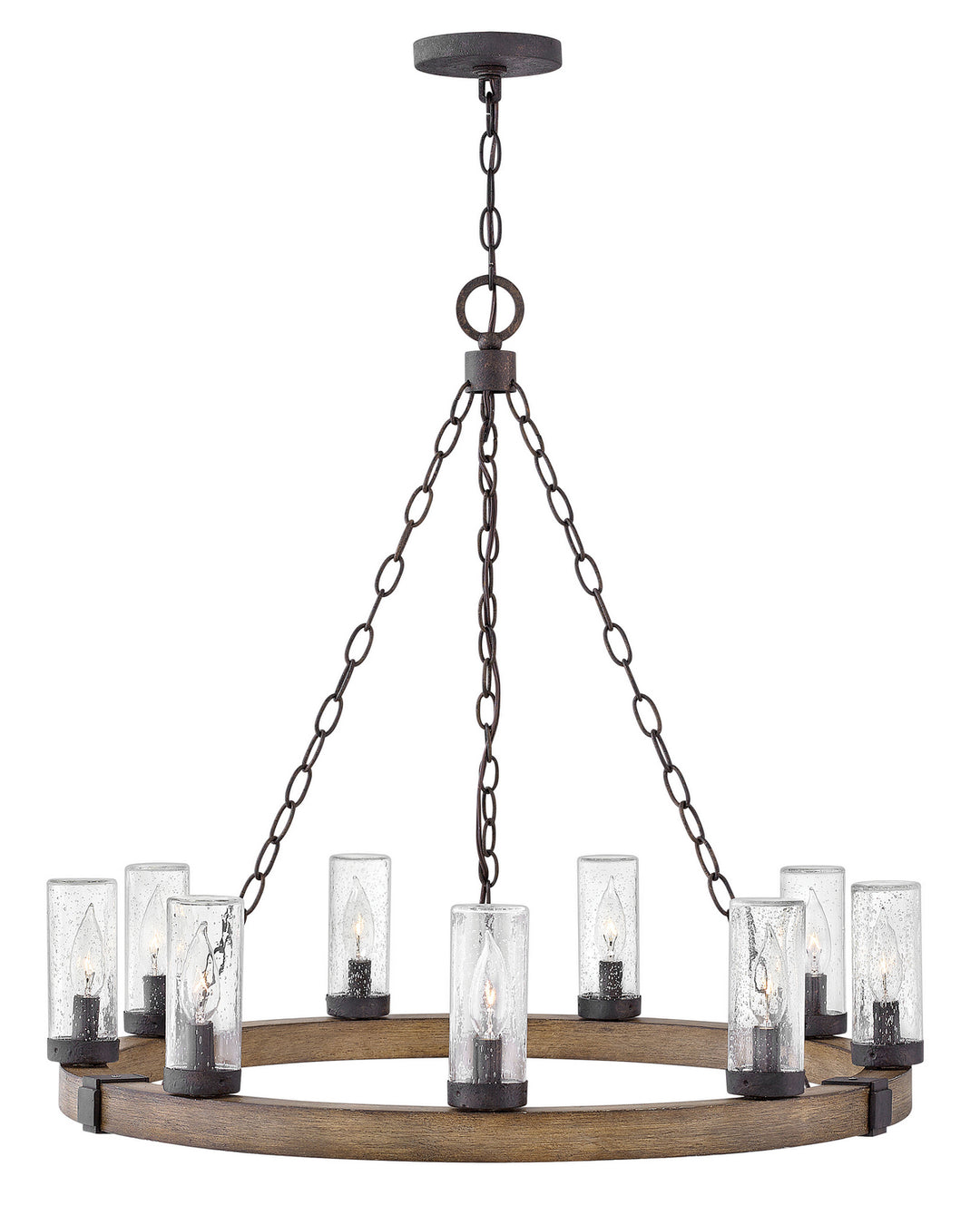 Hinkley Lighting 29208SQ  Sawyer Outdoor Sequoia