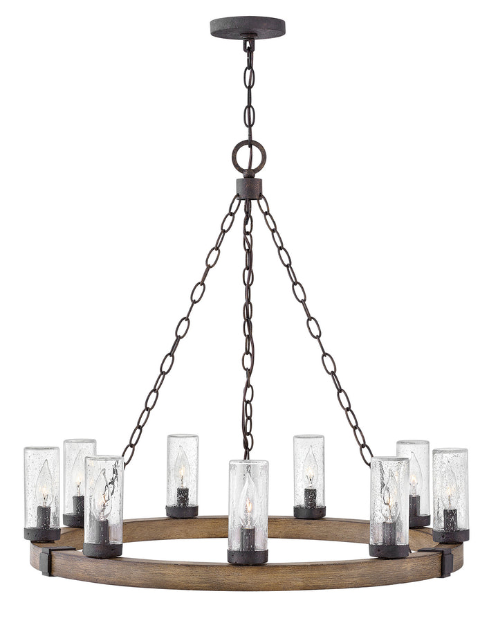 Hinkley Lighting 29208SQ  Sawyer Outdoor Sequoia