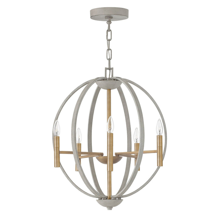 Hinkley Euclid 3466CG Chandelier Light - Cement Gray