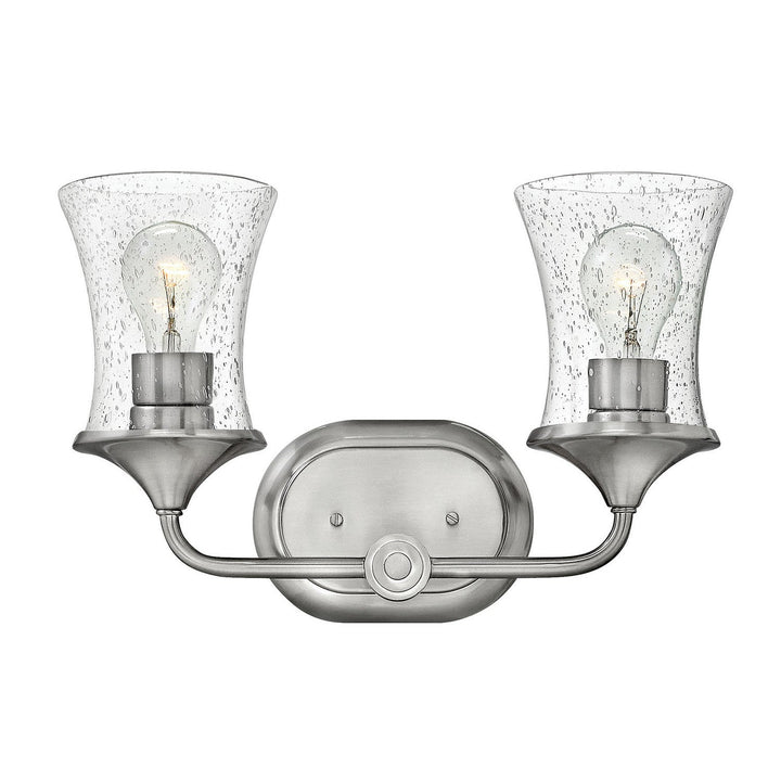 Hinkley Thistledown 51802BN-CL Bath Vanity Light 16 in. wide - Brushed Nickel with Clear glass