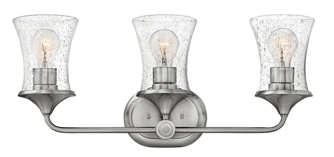 Hinkley Thistledown 51803BN-CL Bath Vanity Light 24 in. wide - Brushed Nickel with Clear glass