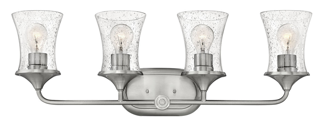 Hinkley Thistledown 51804BN-CL Bath Vanity Light 30 in. wide - Brushed Nickel with Clear glass