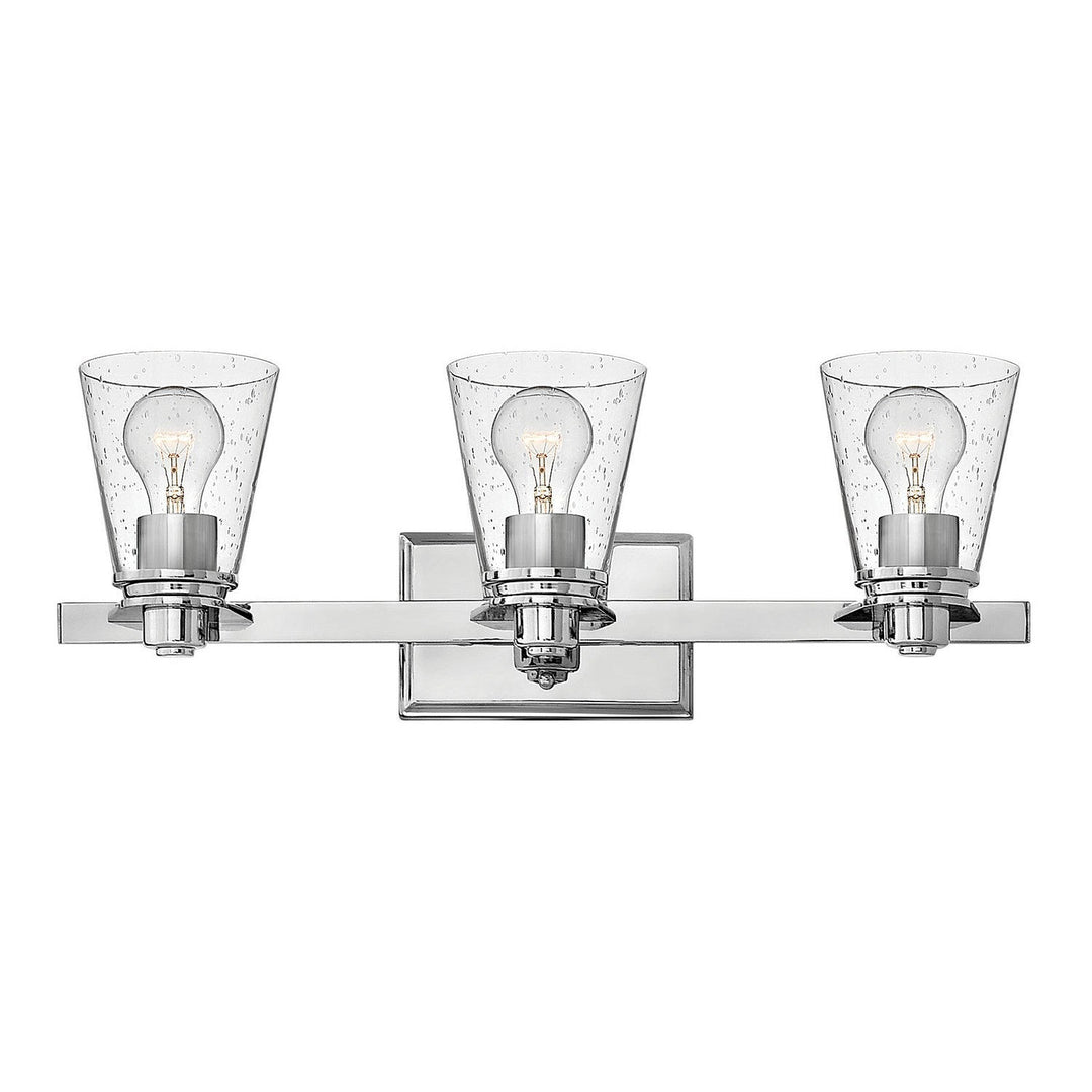 Hinkley Avon 5553CM-CL Bath Vanity Light 23 in. wide - Chrome with Clear glass