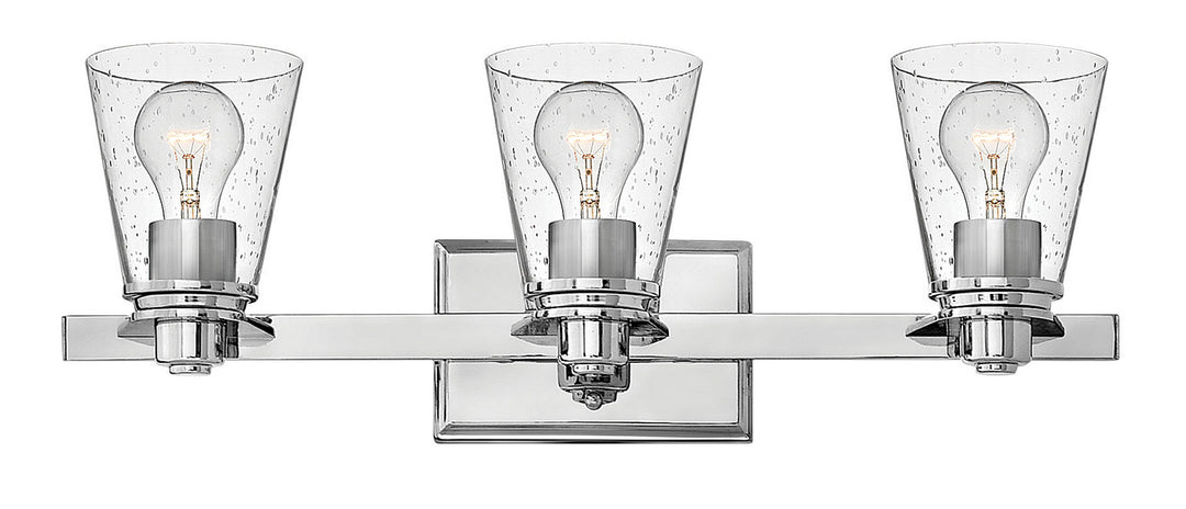 Hinkley Avon 5553CM-CL Bath Vanity Light 23 in. wide - Chrome with Clear glass