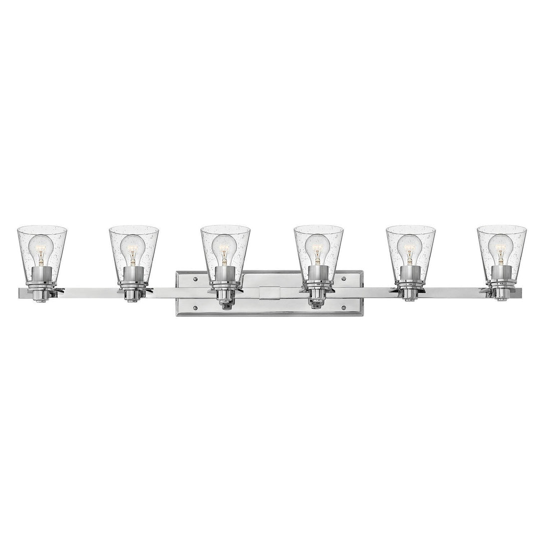 Hinkley Avon 5556CM-CL Bath Vanity Light 48 in. wide - Chrome with Clear glass