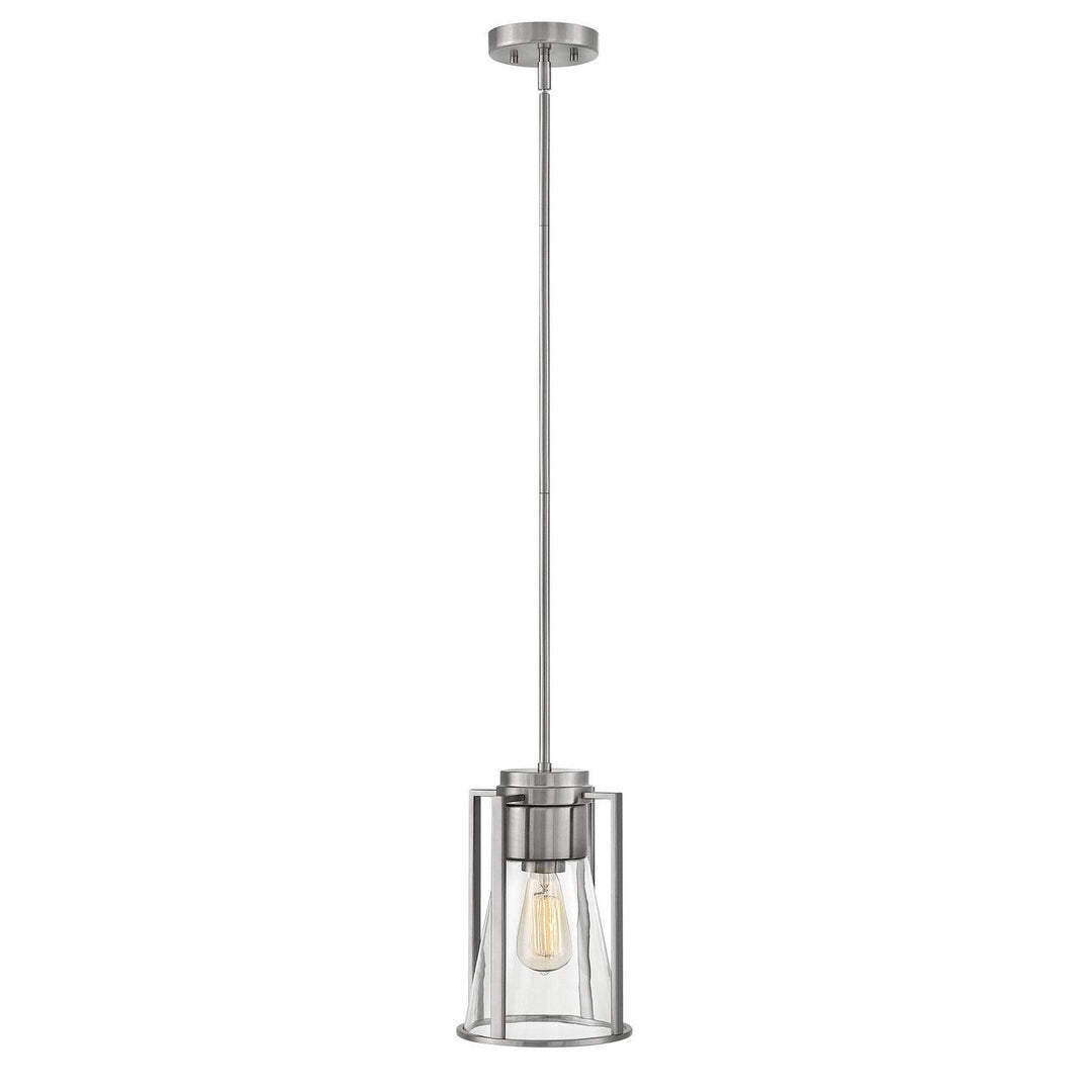 Hinkley Refinery 63307BN-CL Pendant Light - Brushed Nickel with Clear glass