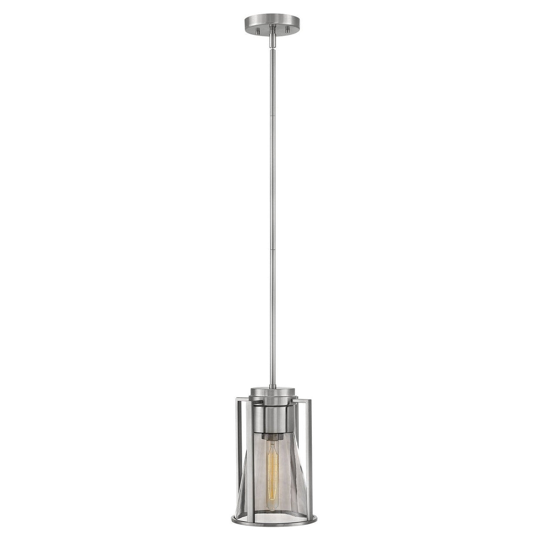 Hinkley Refinery 63307BN-SM Pendant Light - Brushed Nickel with Smoked glass