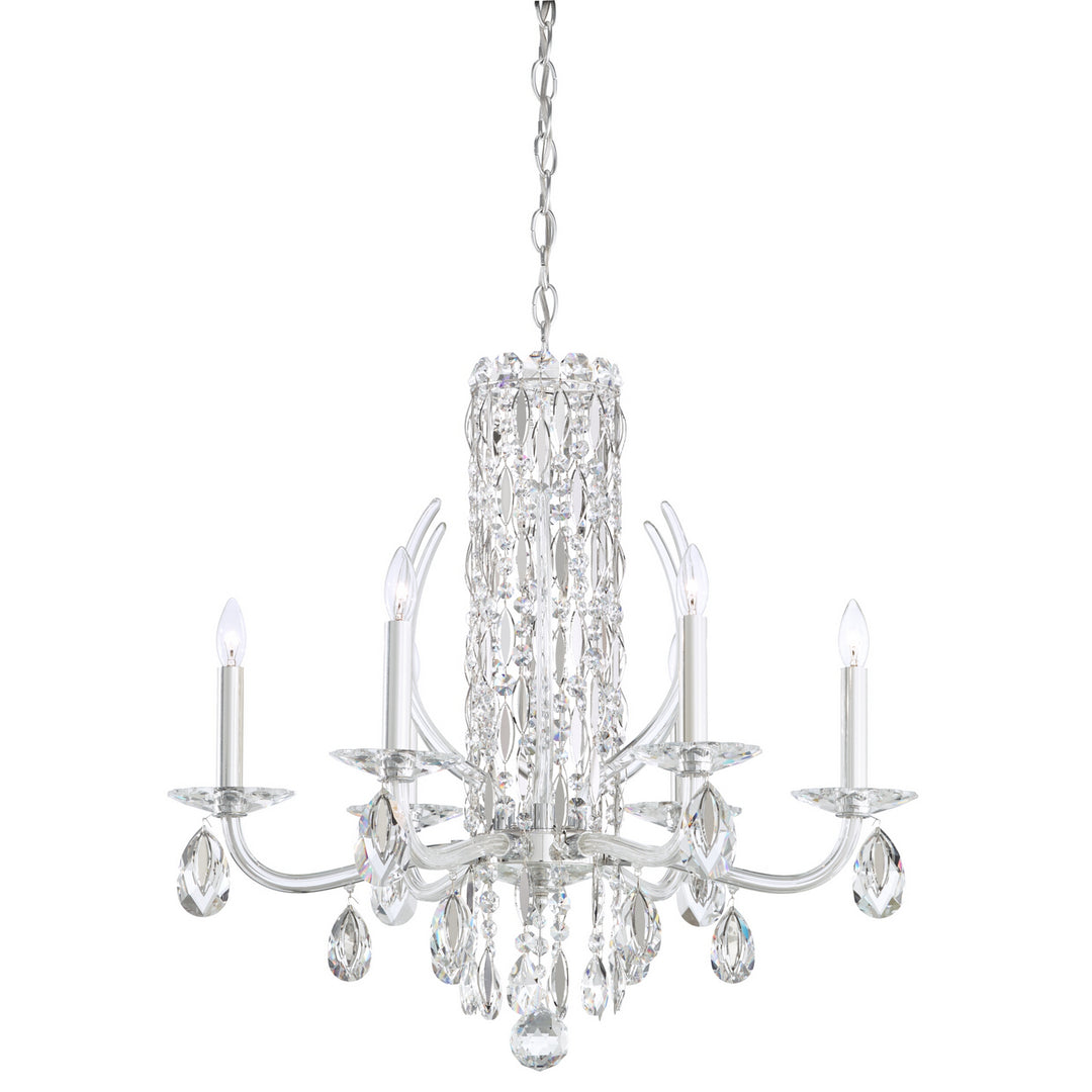 Schonbek Lighting RS8306N-401A  Sarella Chandelier Polished Stainless Steel