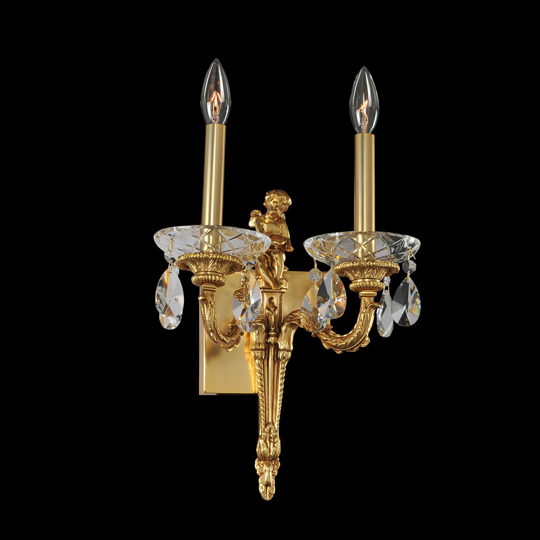 Allegri Marseille 020422-003-FR001 Wall Sconce Light - Antique Brass