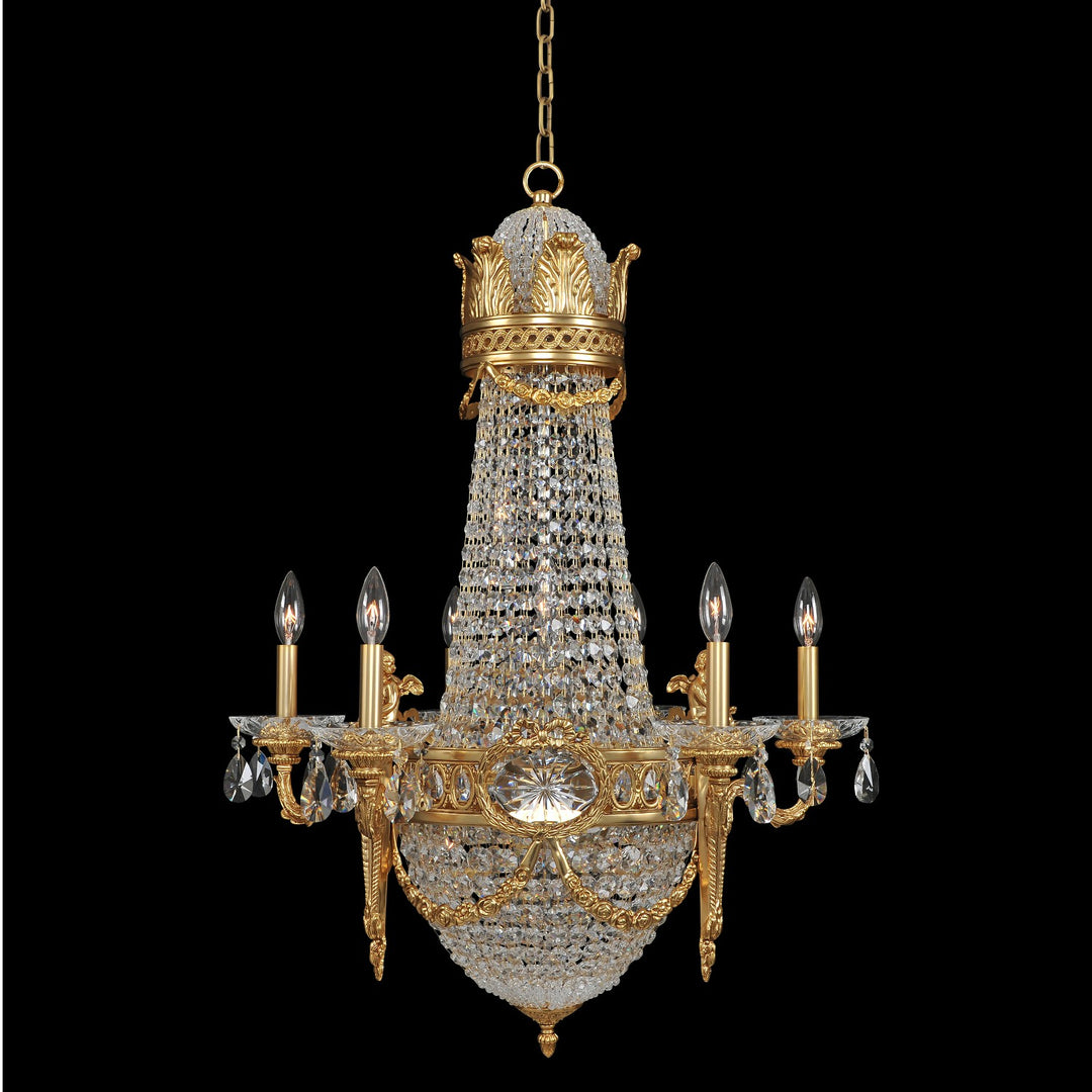 Allegri Marseille 020450-003-FR001 Chandelier Light - Antique Brass