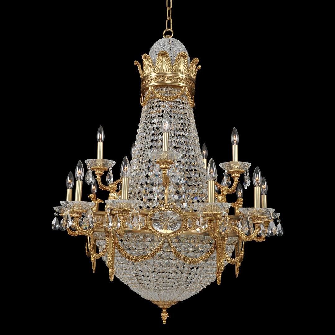 Allegri Marseille 020451-003-FR001 Chandelier Light - Antique Brass