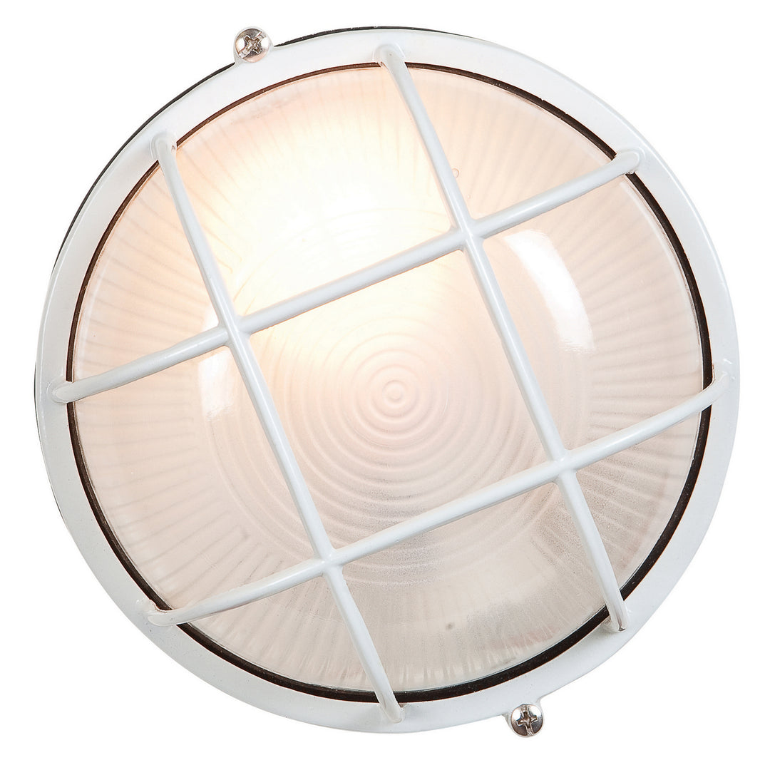 Access Lighting 20294LEDDLP-WH/FST Modern Nauticus Round Dual Mount Outdoor White