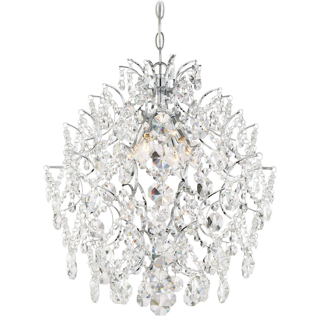 Minka-Lavery Isabella'S Crown 3156-77 Chandelier Light - Chrome