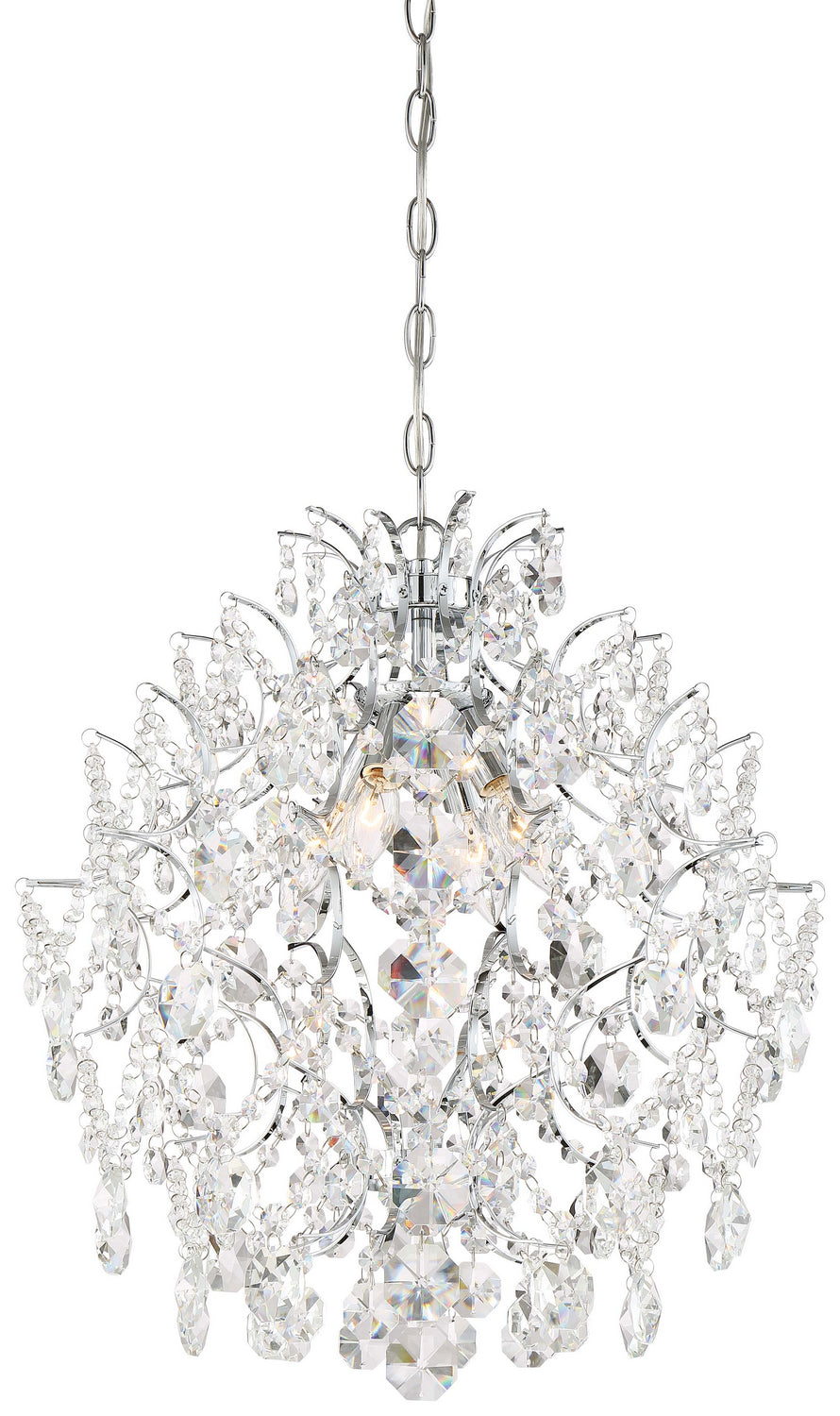 Minka-Lavery Isabella'S Crown 3156-77 Chandelier Light - Chrome