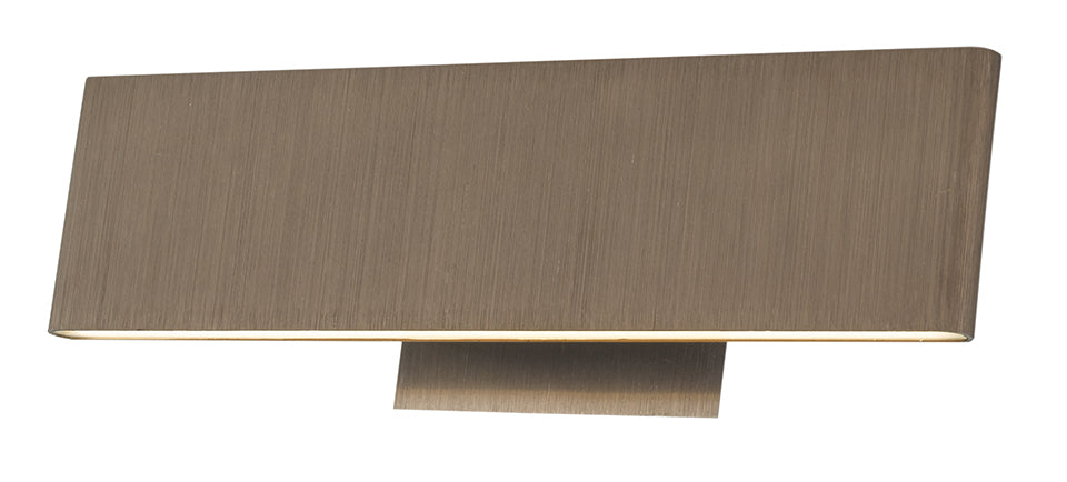 Abra Slim 20001WV-BB Bath Vanity Light 12 in. wide - Brushed Bronze