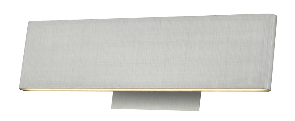Abra Slim 20001WV-BA Bath Vanity Light 12 in. wide - Brushed Aluminium