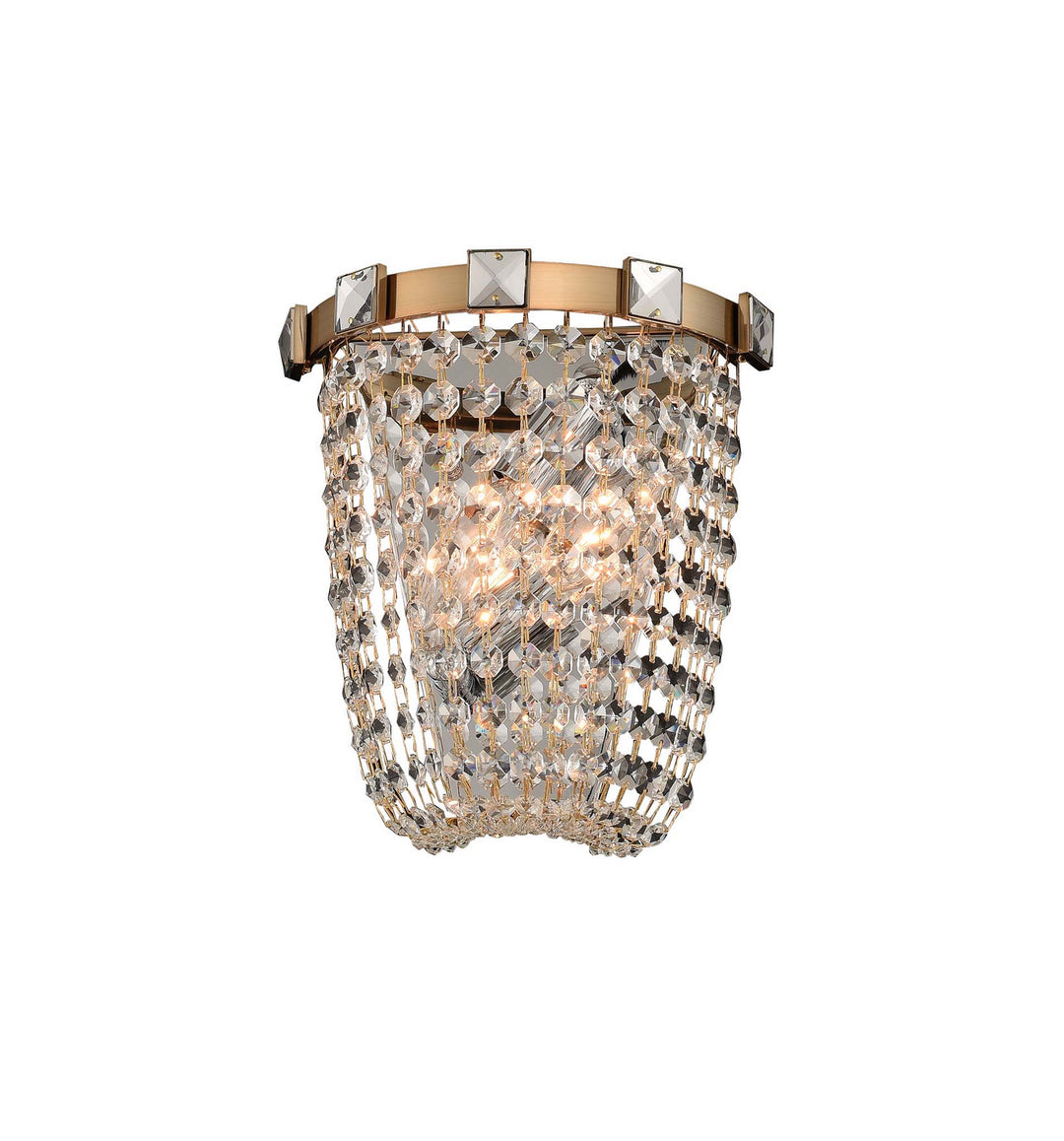 Allegri Impero 027920-038-FR001 Wall Sconce Light - Brushed Champagne Gold
