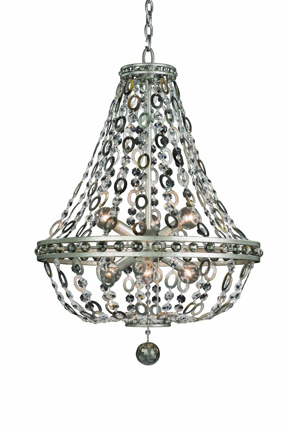 Allegri Lucia 029951-042 Pendant Light - Vintage Silver Leaf