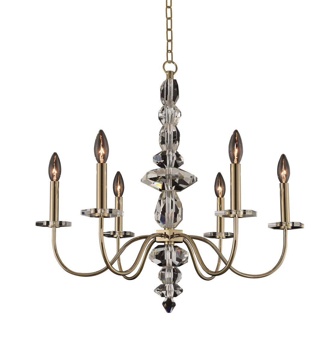 Allegri Bolivar 031250-041-FR001 Chandelier Light - Champagne Gold