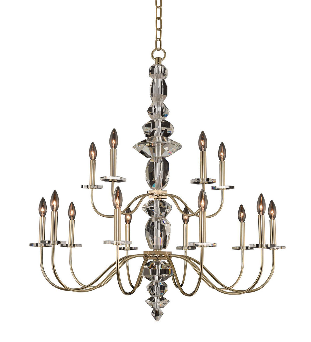 Allegri Bolivar 031252-041-FR001 Chandelier Light - Champagne Gold