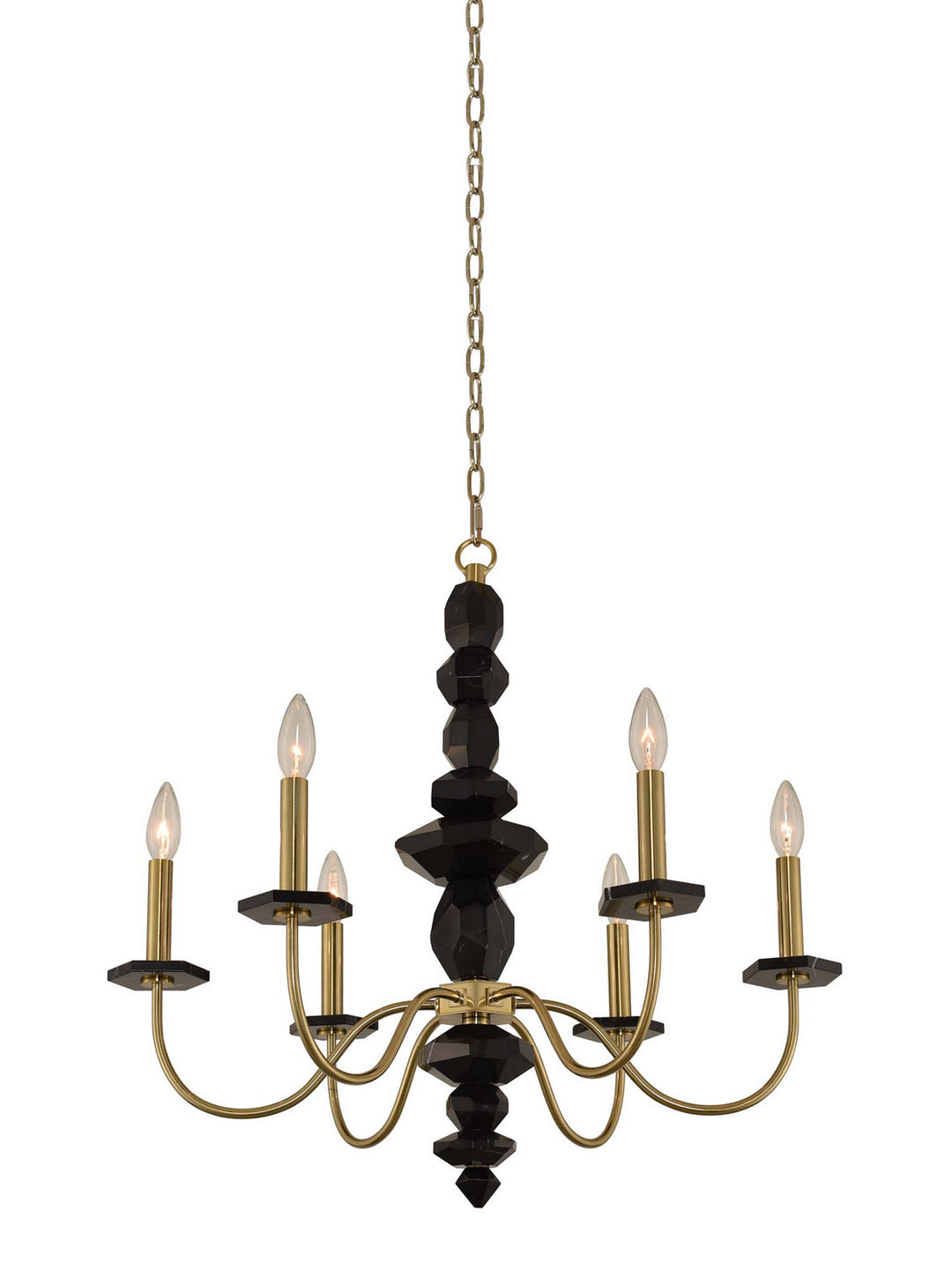 Allegri Piedra 031550-039 Chandelier Light - Brushed Brass