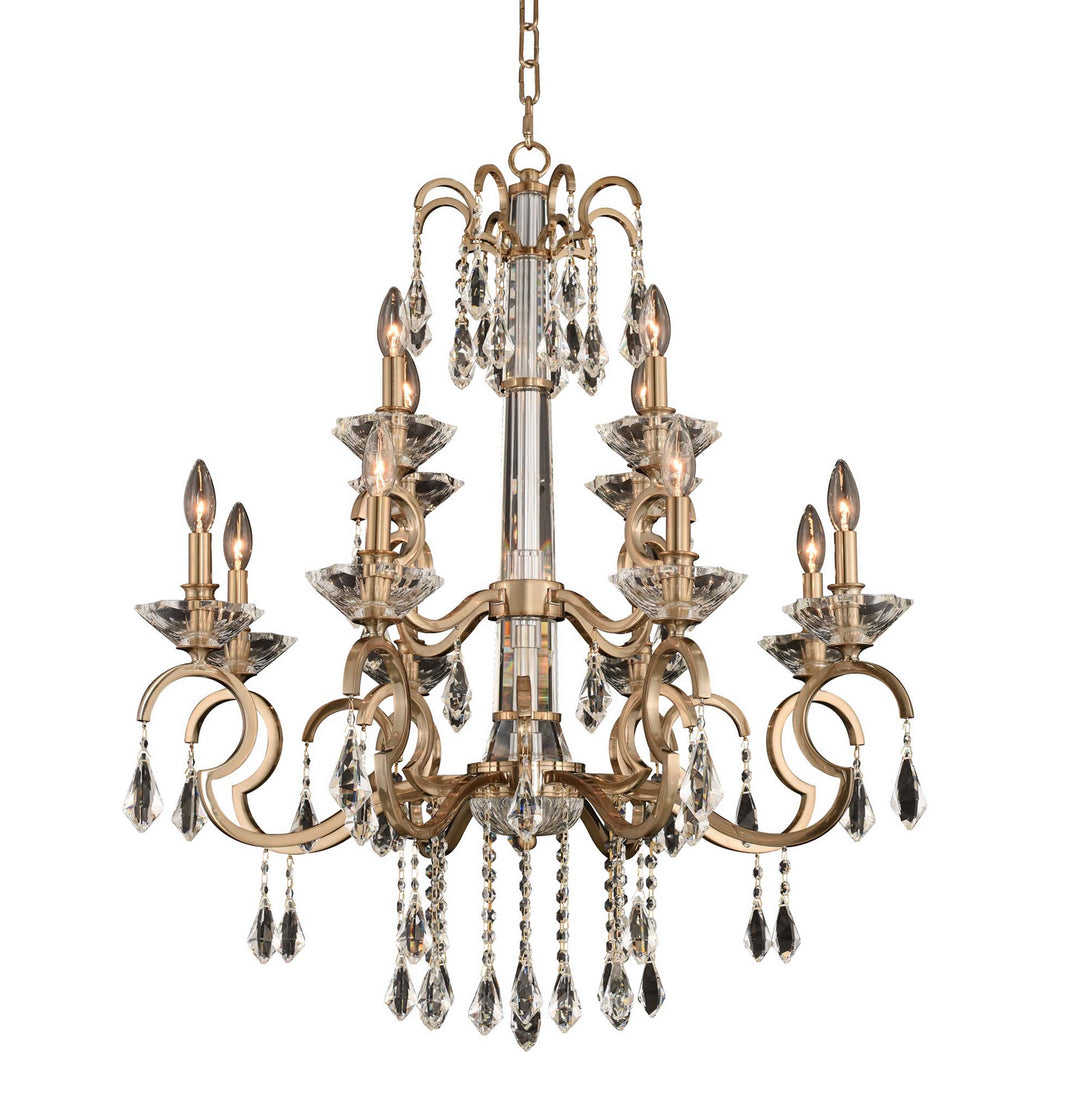 Allegri Valencia 031652-038-FR001 Chandelier Light - Brushed Champagne Gold