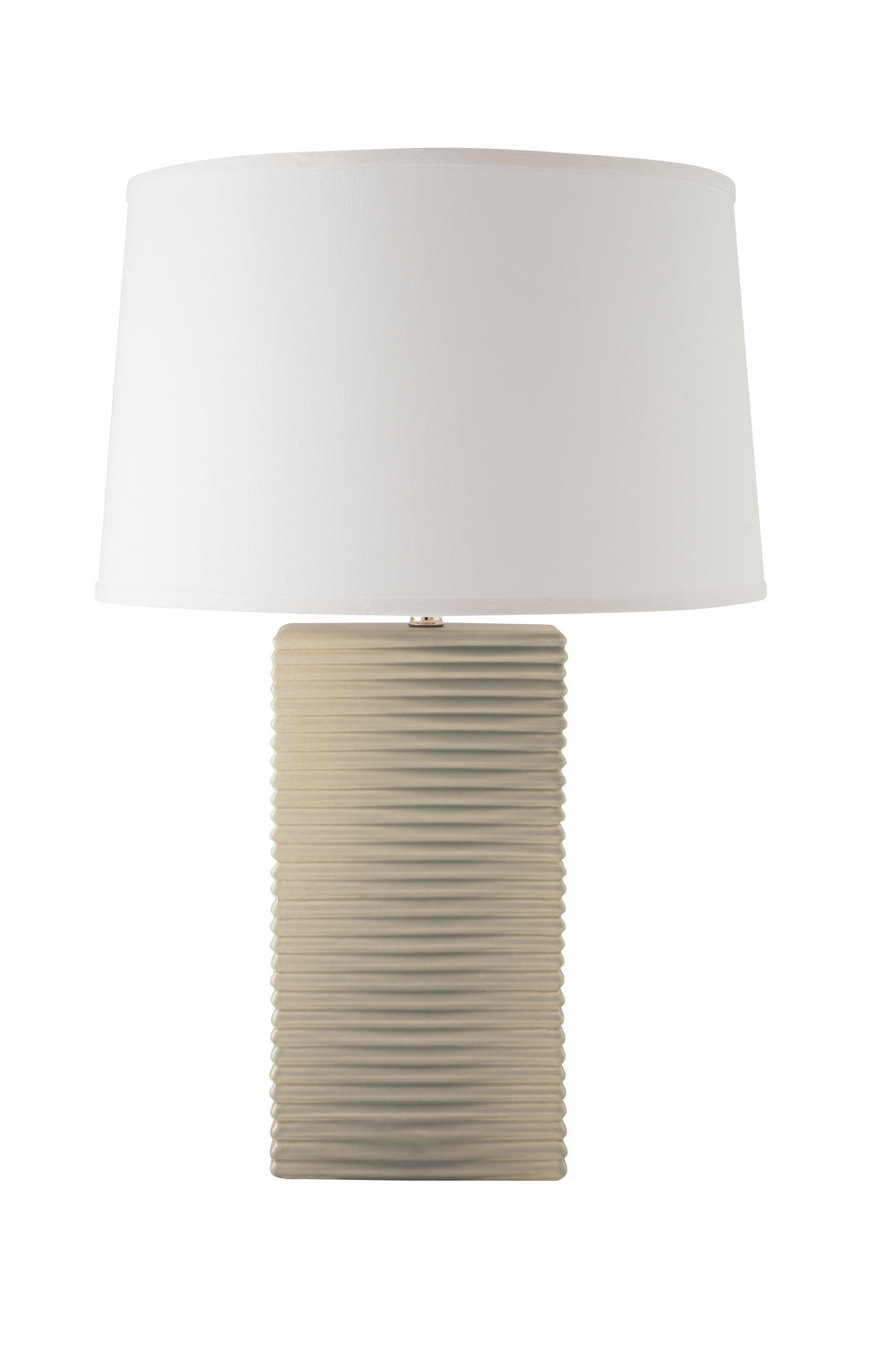 River Ceramic Lighting 070-61 Layered Texture One Light Table Lamp Lamp Gray