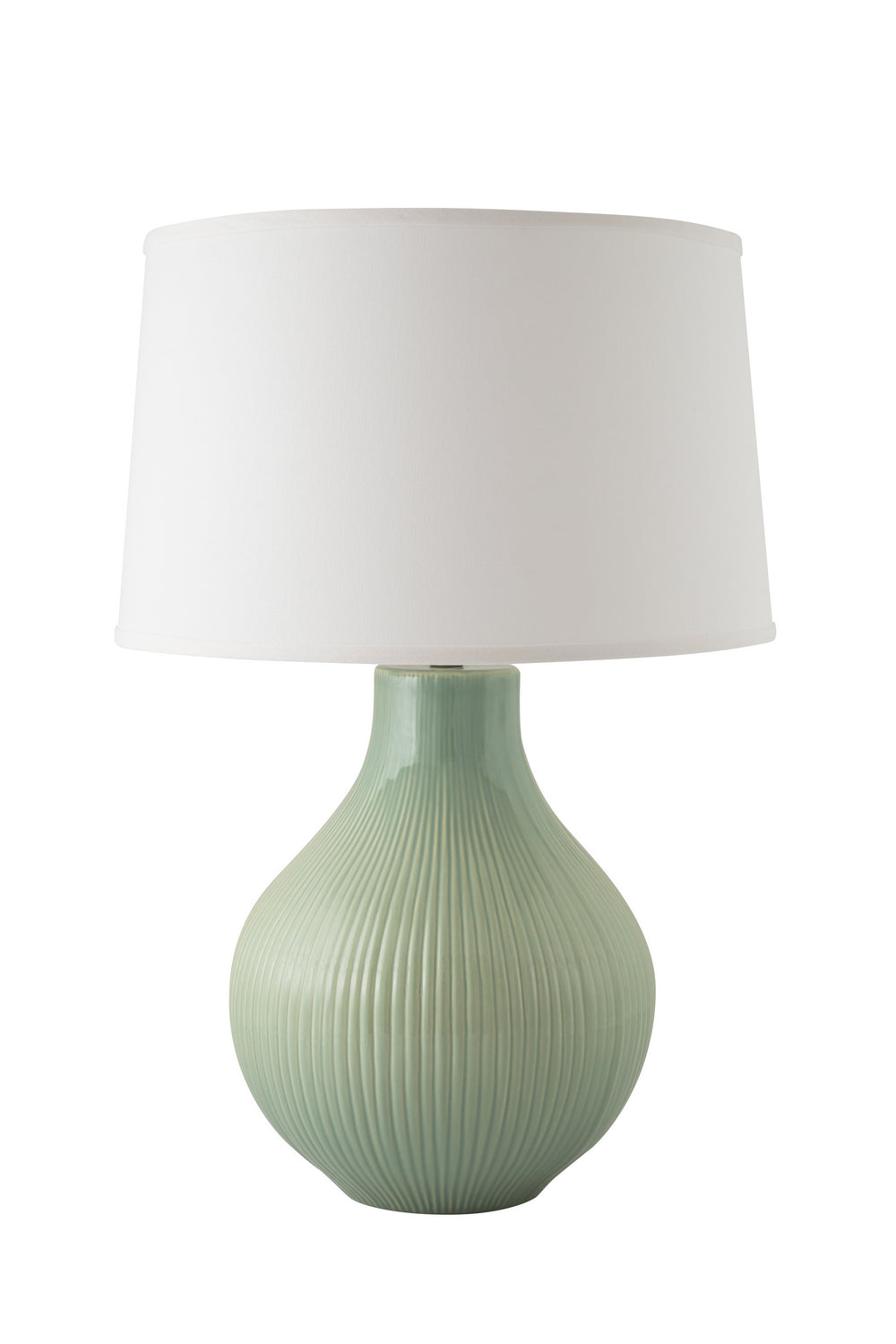 River Ceramic Lighting 270-22 Classic Fluted One Light Table Lamp Lamp Bronze / Dark