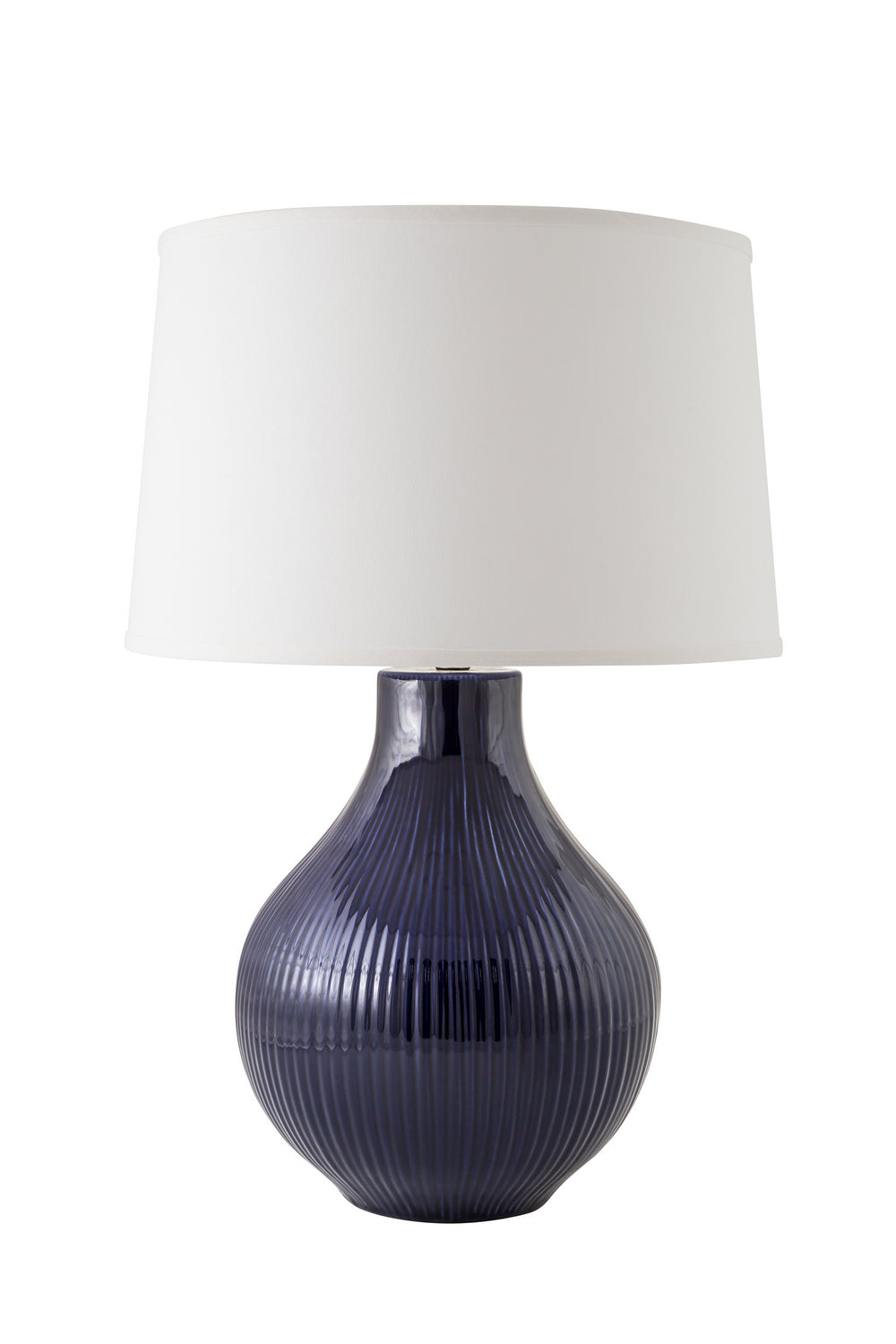 River Ceramic Lighting 270-27 Classic Fluted One Light Table Lamp Lamp Bronze / Dark