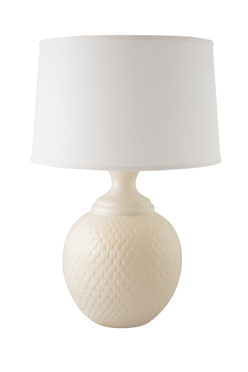 River Ceramic Lighting 507-01 Shell Dance One Light Table Lamp Lamp White