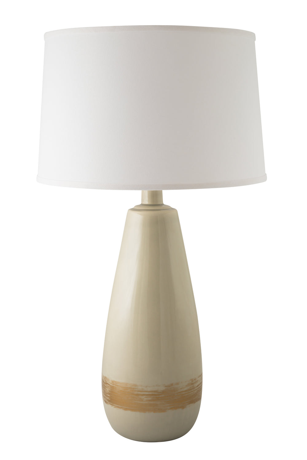 River Ceramic Lighting 562-70 Tear Drop One Light Table Lamp Lamp Gray