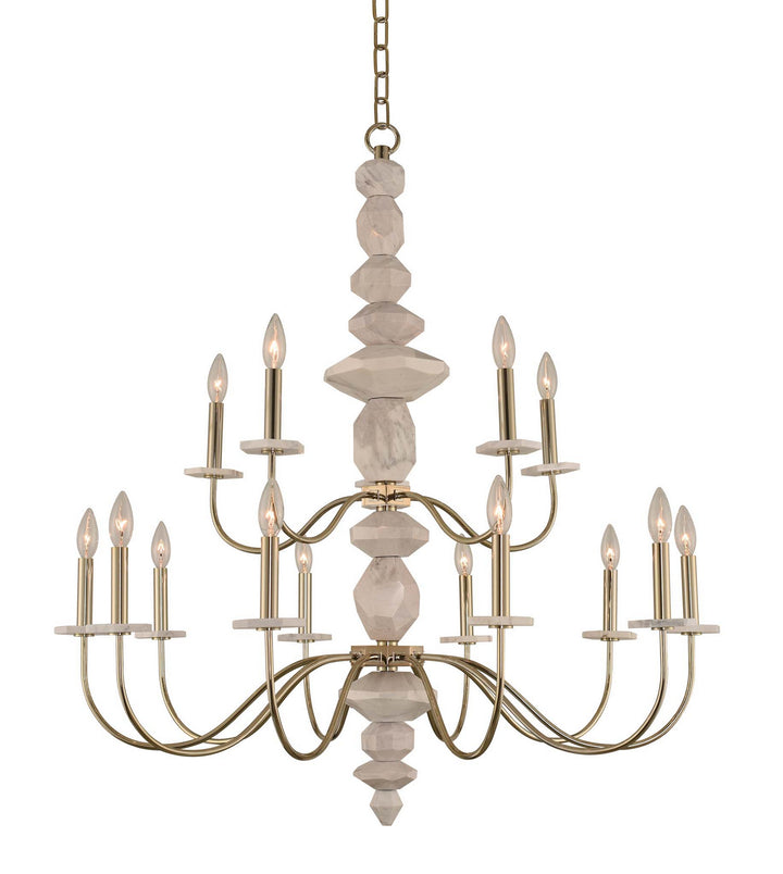 Kalco Carrara 304852CG Chandelier Light - Champagne Gold