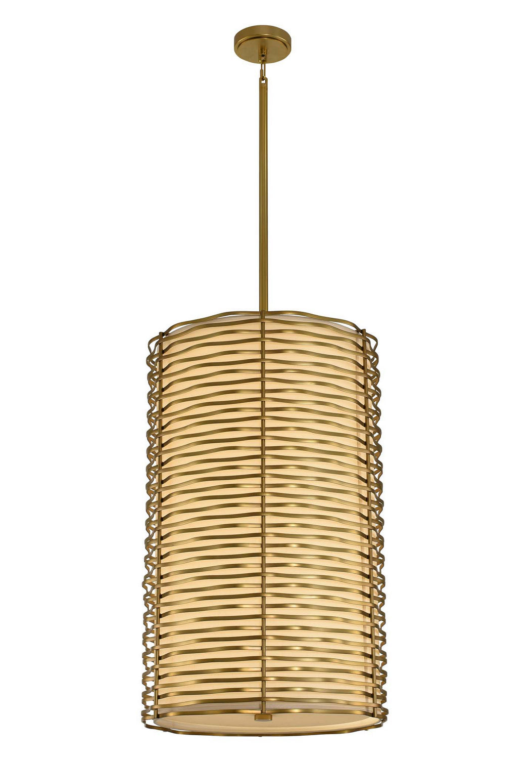 Kalco Paloma 312751VBR Pendant Light - Vintage Brass