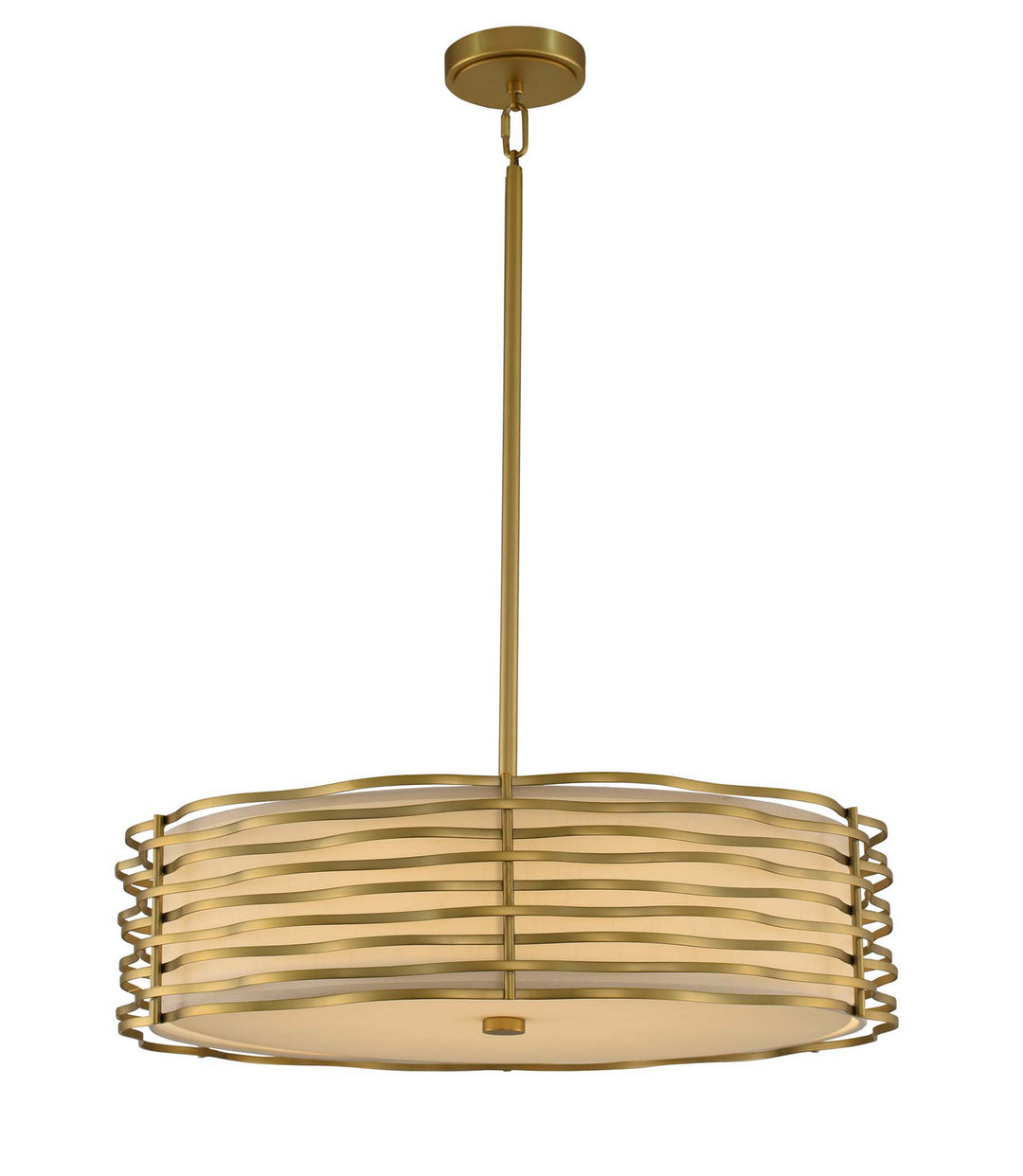 Kalco Paloma 312752VBR Chandelier Light - Vintage Brass