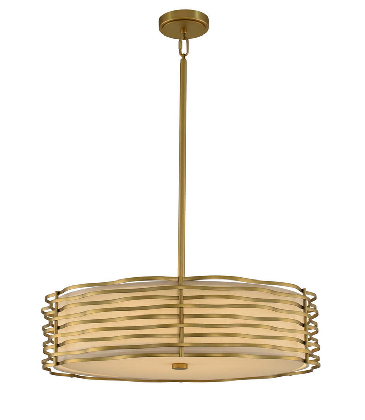 Kalco Paloma 312752VBR Chandelier Light - Vintage Brass