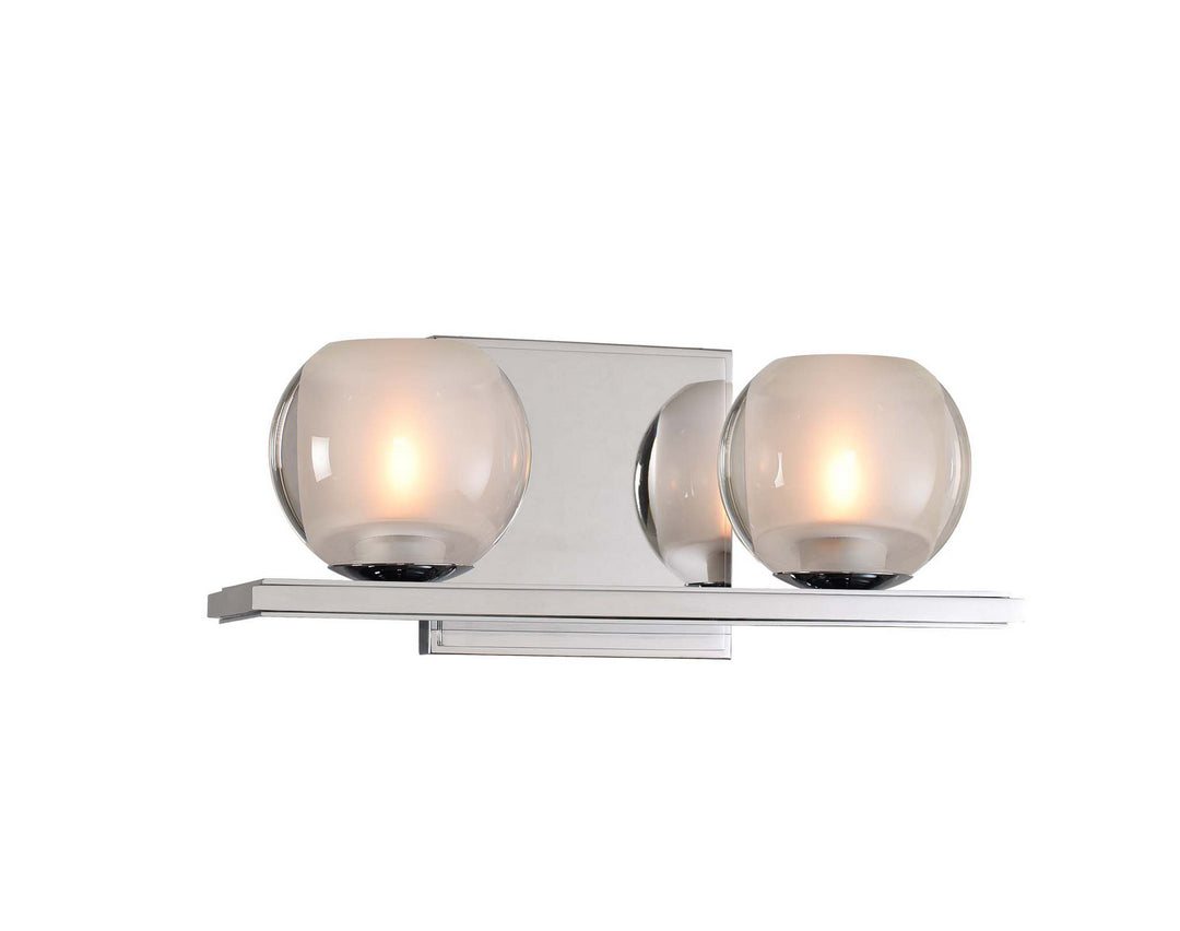 Kalco Corona 315032CH Bath Vanity Light 12 in. wide - Chrome