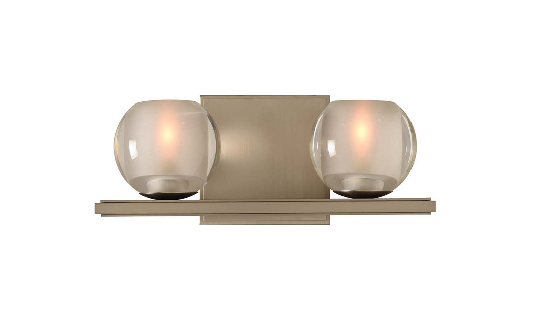 Kalco Corona 315032SN Bath Vanity Light 12 in. wide - Satin Nickel