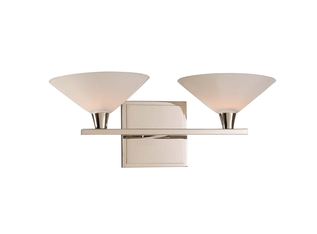 Kalco Galvaston 315132PN Bath Vanity Light 15 in. wide - Polished Nickel