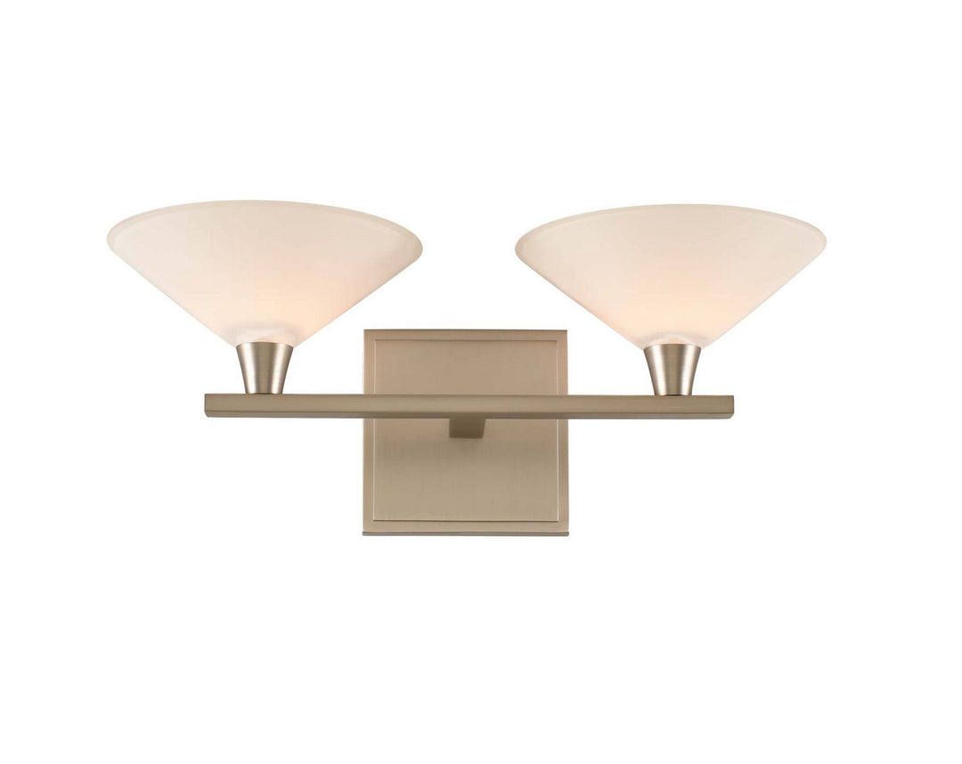 Kalco Galvaston 315132SN Bath Vanity Light 15 in. wide - Satin Nickel